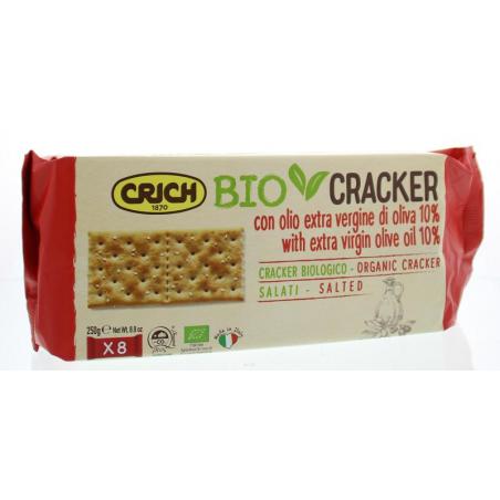 Crackers olijfolie met zout rood