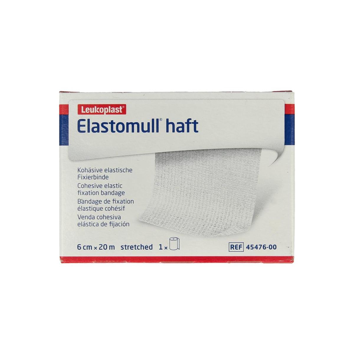 Elastomull haft 20m x 6cm 45476 beige/wit