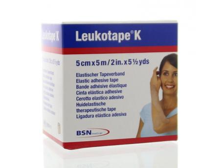 Leukotape K 5 m X 5.0 cm huidkleur