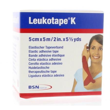 Leukotape K 5 m X 5.0 cm rood