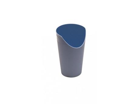 Beker met neusuitsparing blauw