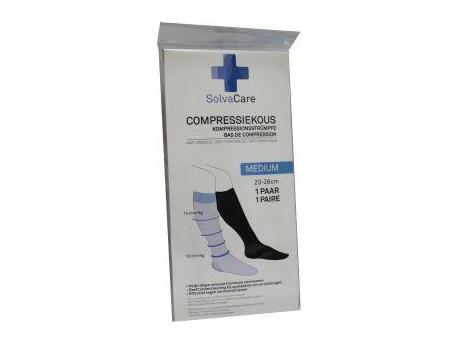 Compressiekous zwart M