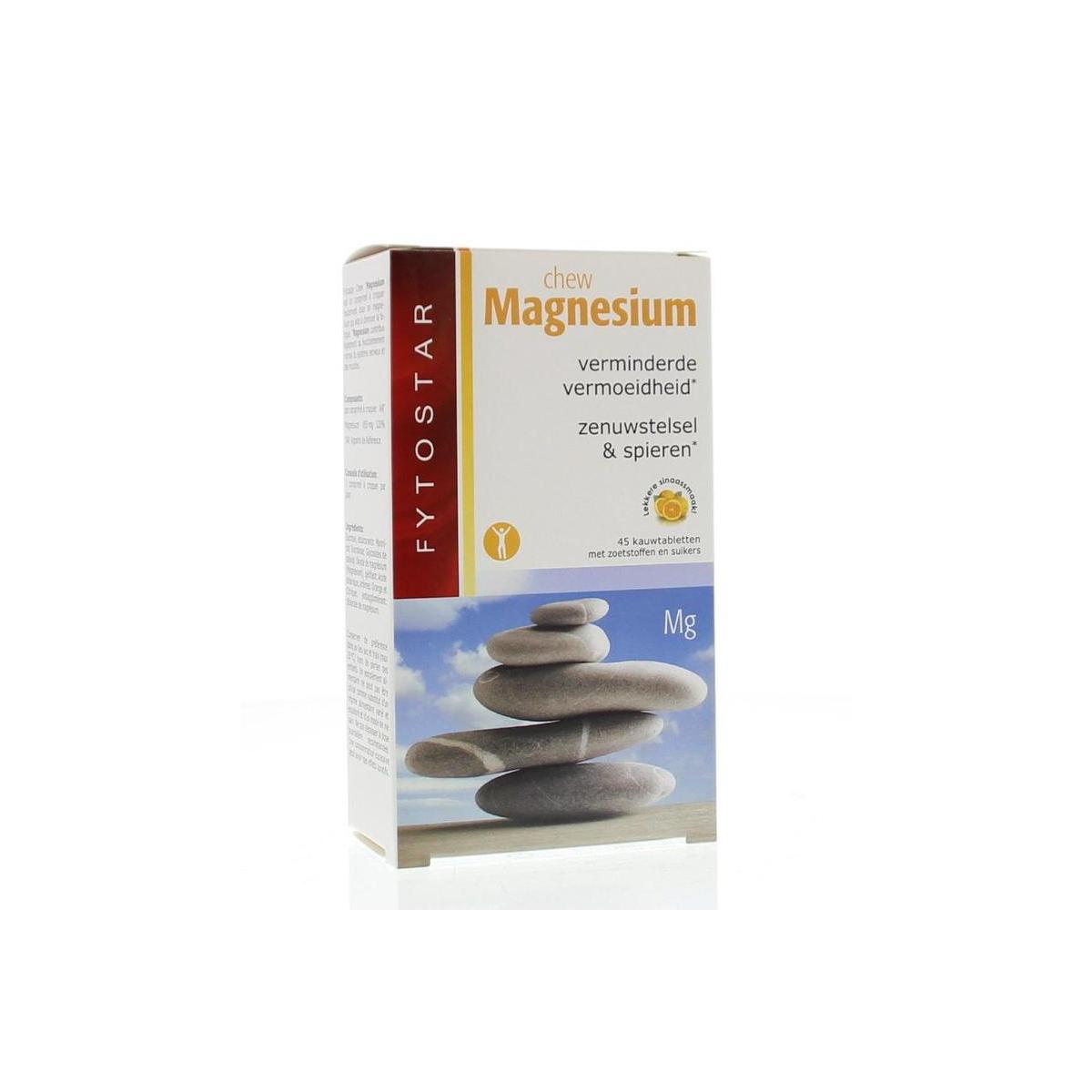 Magnesium chew kauwtabletten