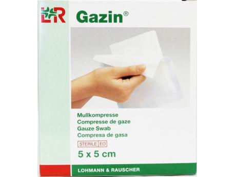 Gazin gaaskompres 5 x 5 cm