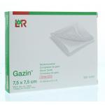 Gazin gaaskompres 7.5 x 7.5 steriel