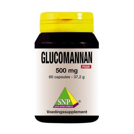 Glucomannan 500 mg puur