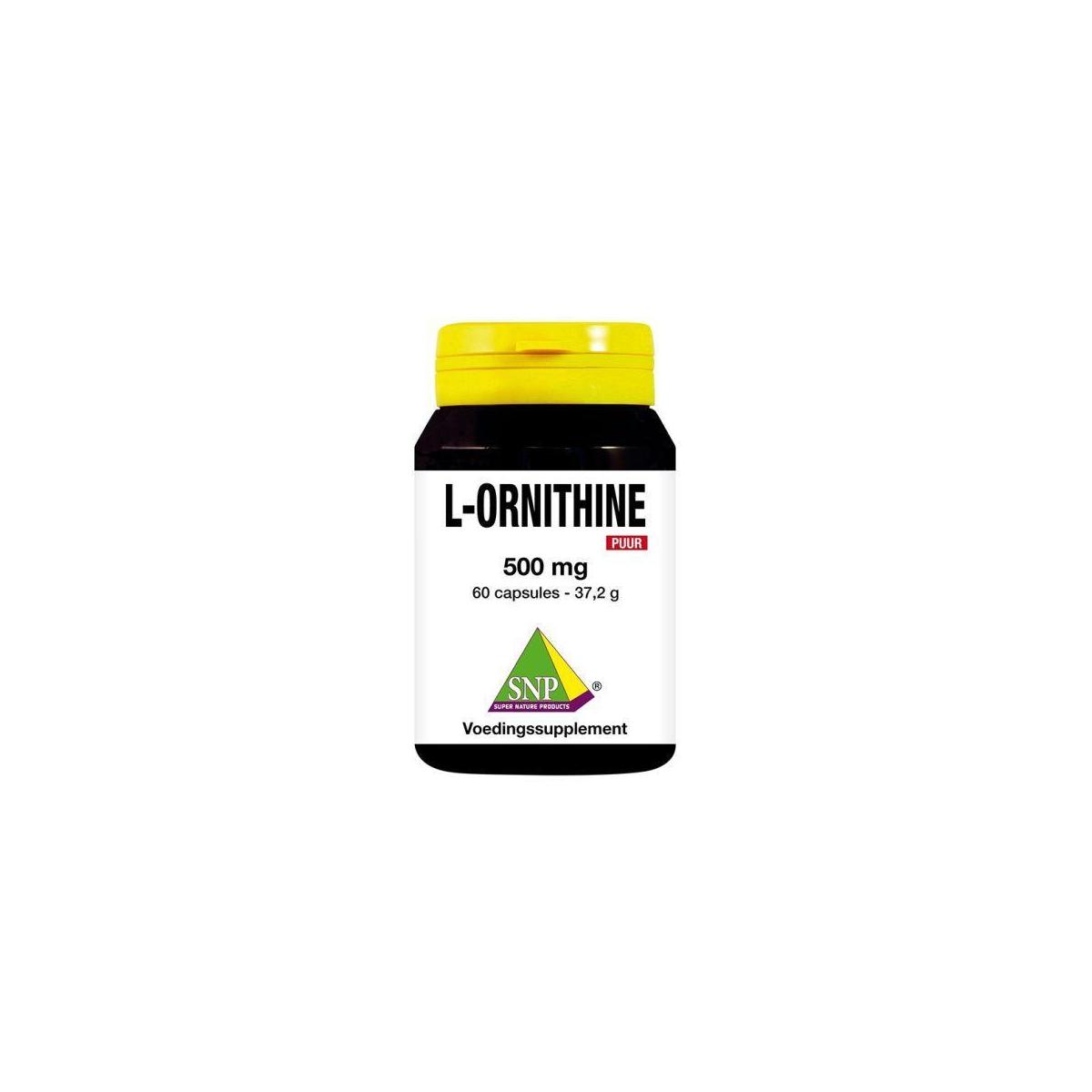 L-Ornithine 500 mg puur