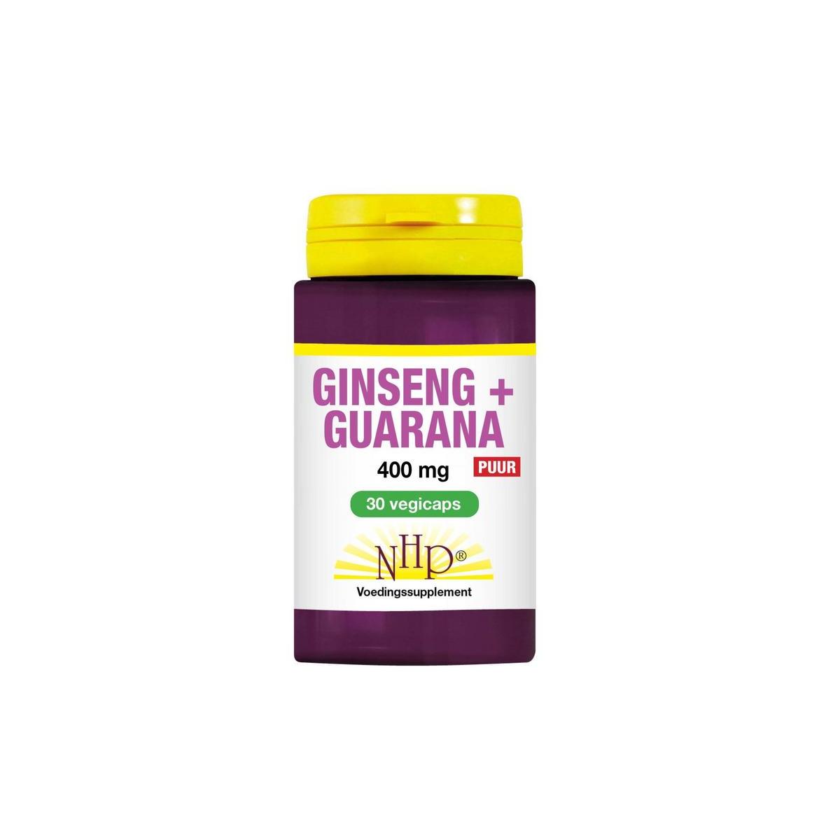 Ginseng guarana 400 mg puur