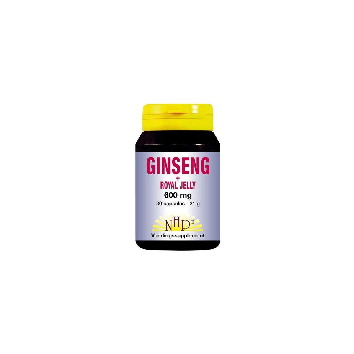 Ginseng royal jelly 600 mg