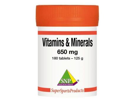 Vitamins minerals complex