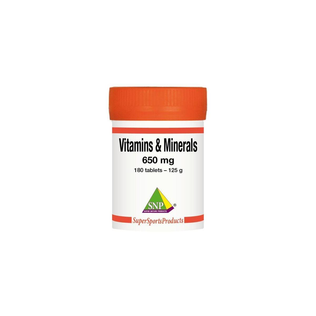 Vitamins minerals complex