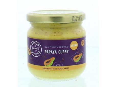 Sandwichspread papaya-curry