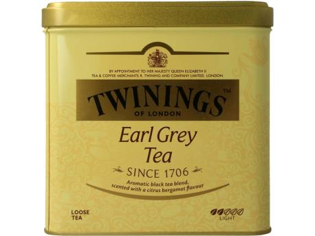 Earl grey blik