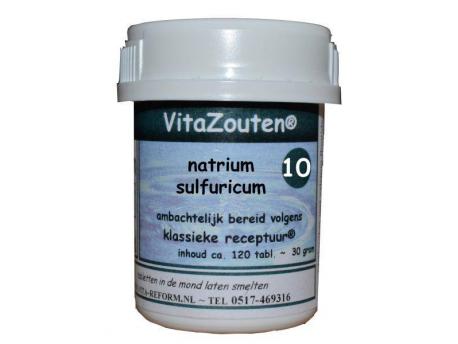 Natrium sulfuricum VitaZout Nr. 10