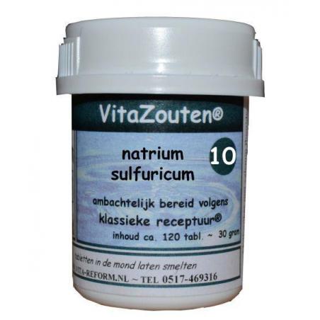 Natrium sulfuricum VitaZout Nr. 10