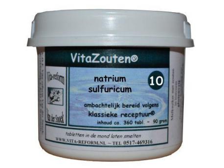 Natrium sulfuricum VitaZout Nr. 10