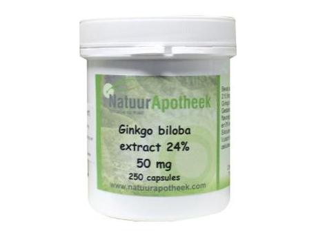 Ginkgo biloba 24% 50mg