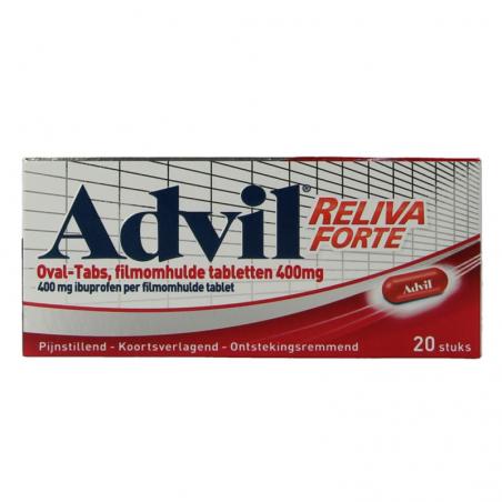 Advil 400mg ovaal blister