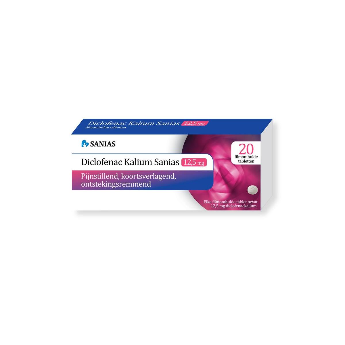 Diclofenac kalium 12.5 mg