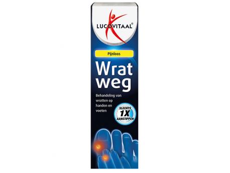 Lucovitaal wrat weg