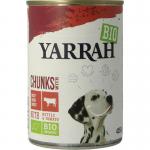 Yarrah hond brok rund in saus