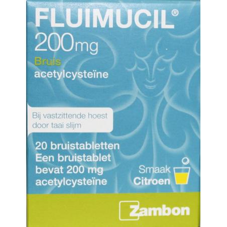 Fluimucil 200mg suikervrij