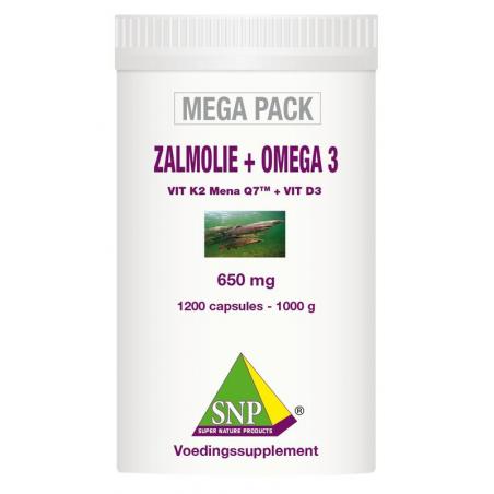 Zalmolie & omega 3 megpack