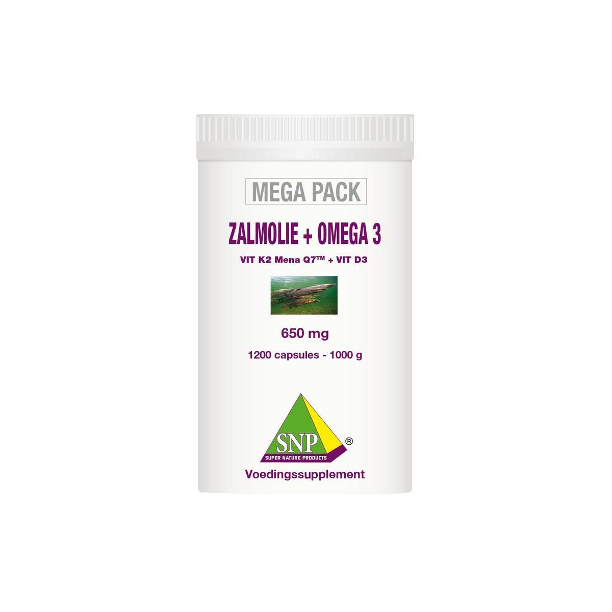 Zalmolie & omega 3 megpack