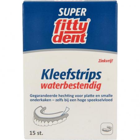 Kleefstriips voor onderprothesen