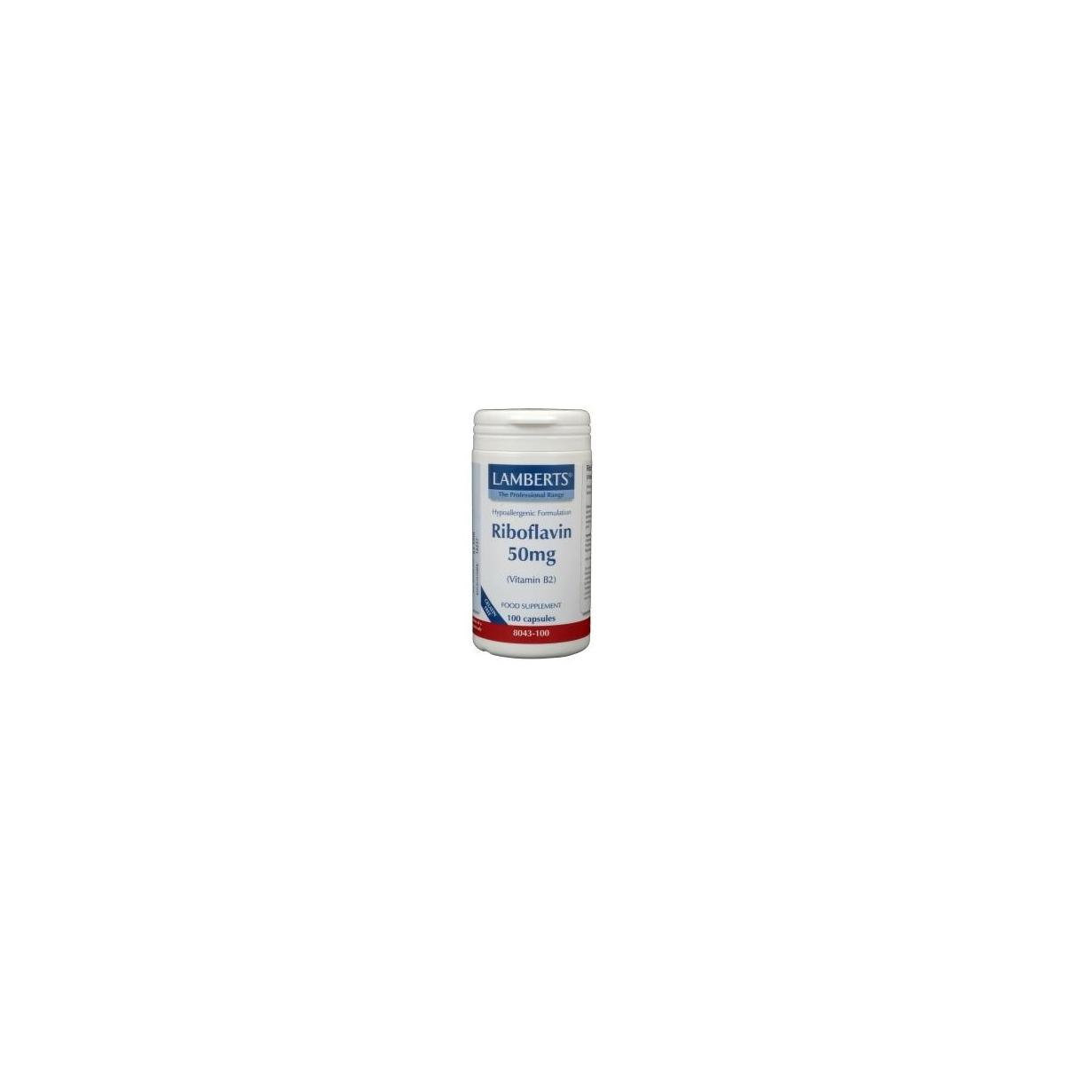 Vitamine B2 50 mg riboflavine