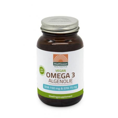 Omega 3 algenolie DHA150/EPA75