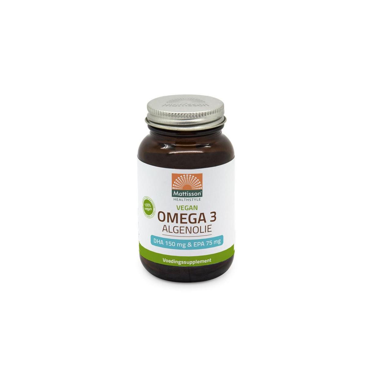 Omega 3 algenolie DHA150/EPA75