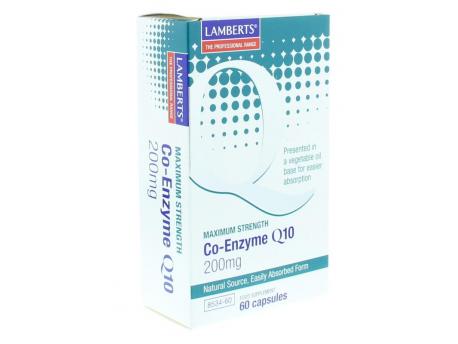 Lamberts Coenzyme Q10 200 Mg 60vc Good Prices Fast Delivery