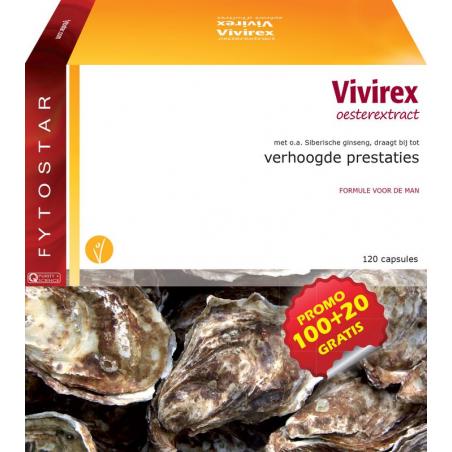 Fytostar Vivirex Oesterextract 120cap