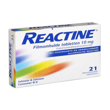 Reactine Anti histamine 10mg 21st