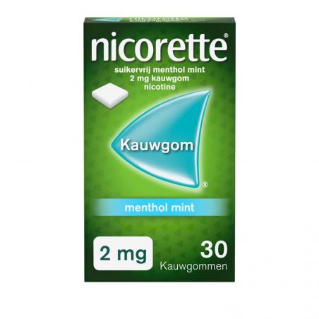 Nicorette kauwgom 2mg m m uad