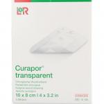 Curapor transp 10x8cm steriel