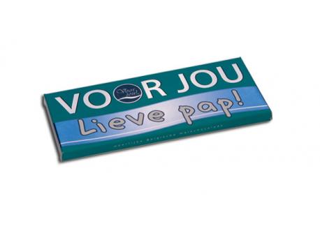 Wensreep melkchocolade voor jou! lieve pap