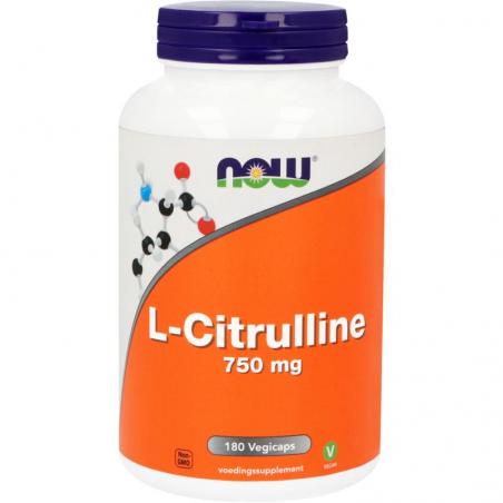 l-citrulline 750mg NOW