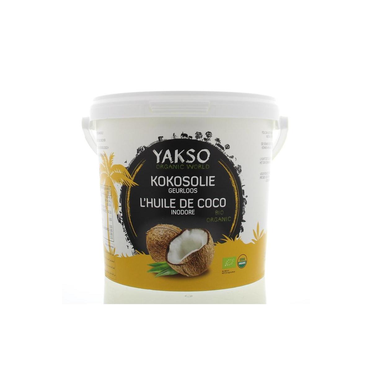 Yakso Kokos olie geurloos 2500ml