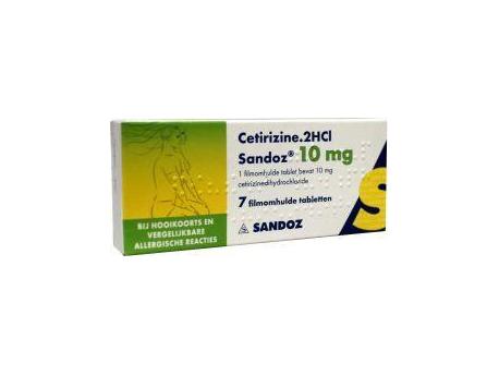 Cetirizine DICHL 10mg