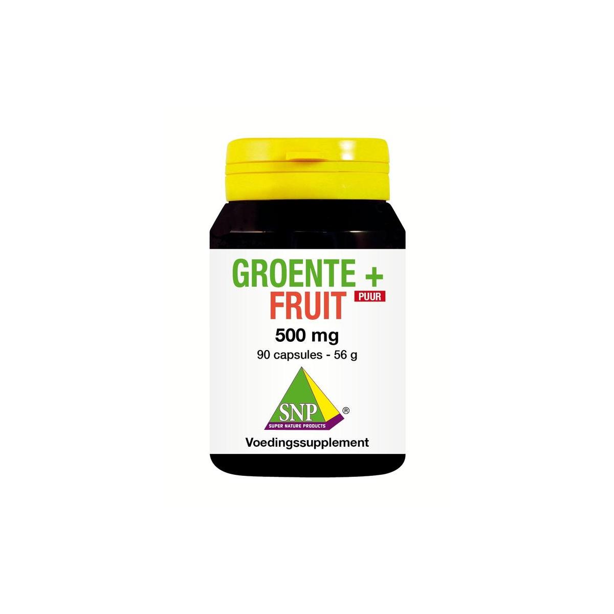 SNP Groente & fruit 500 mg puur 90cap