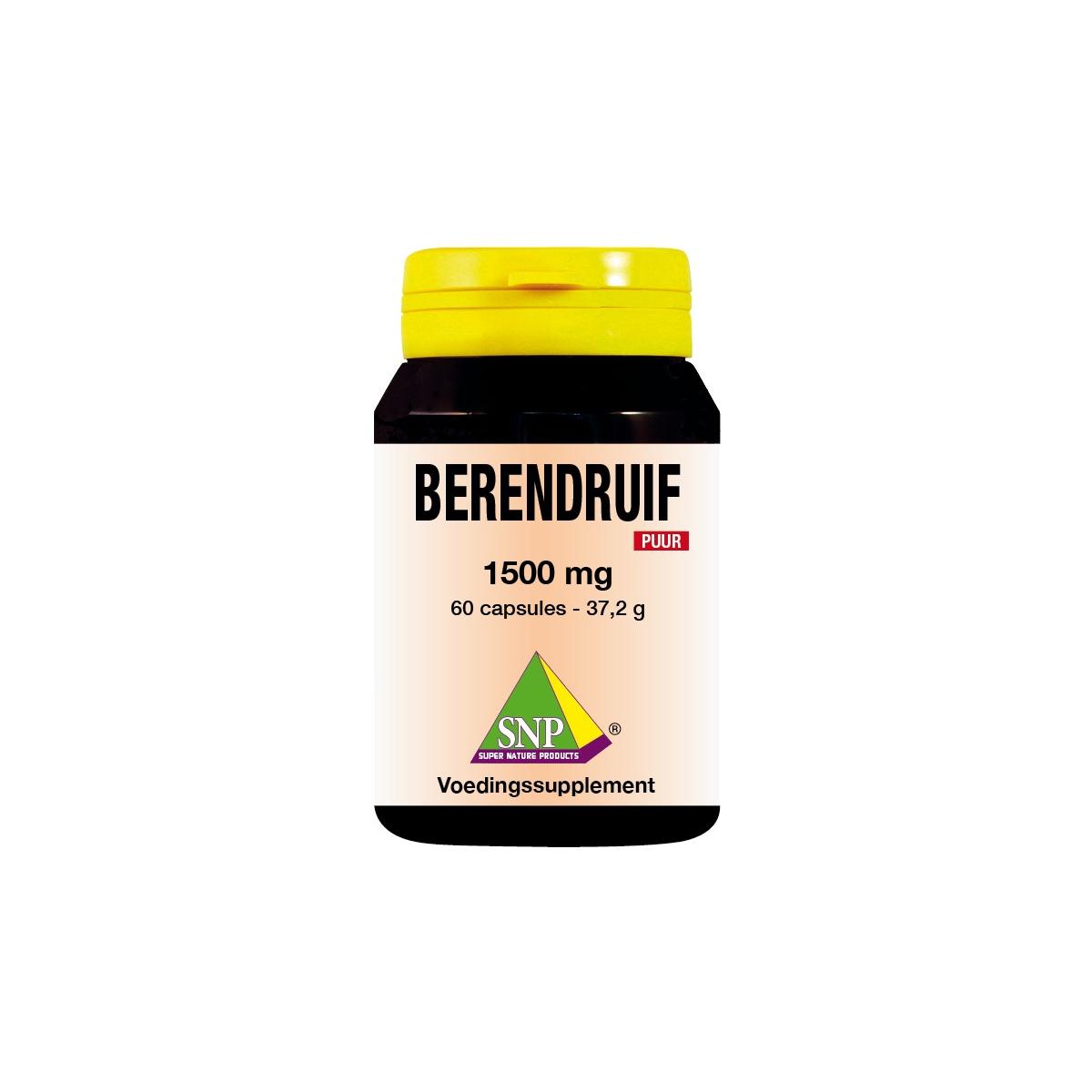 SNP Berendruif 1500 mg puur 60cap