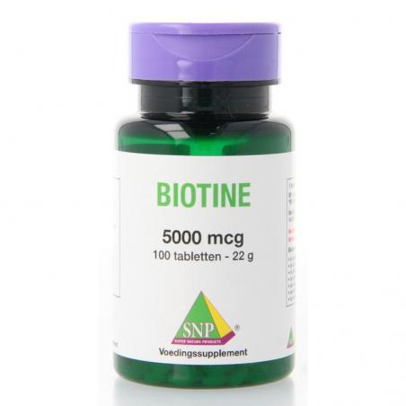 SNP Biotine 5000 mcg 100tab