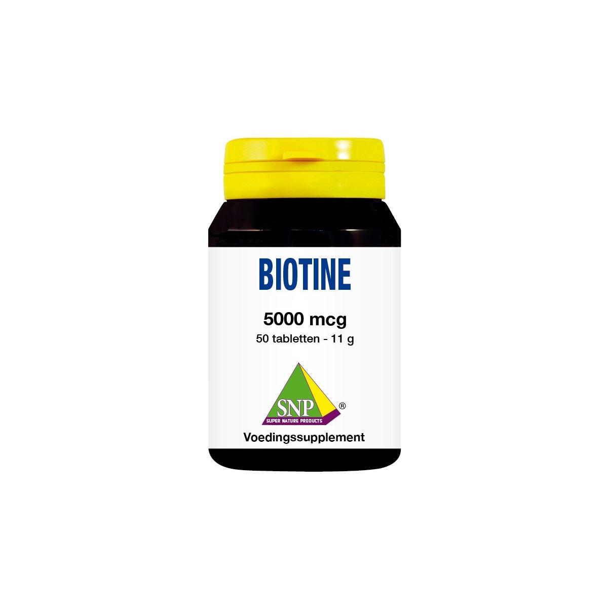 SNP Biotin 5000 mcg 50tab