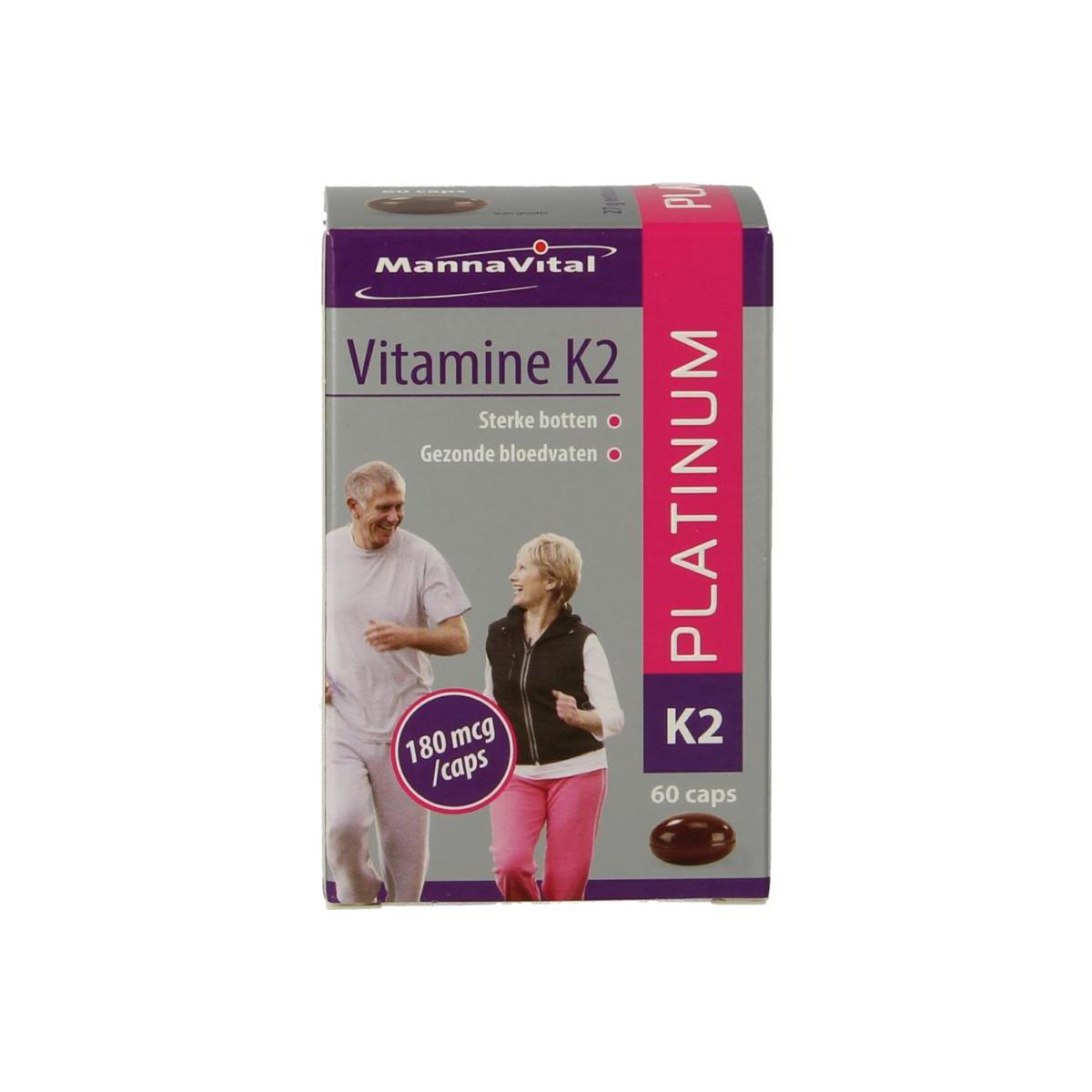 Mannavital Vitamine K2 platinum 60cap