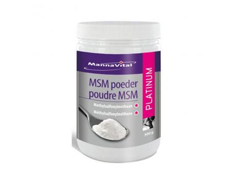 Mannavital MSM poeder platinum 500g