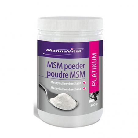 Mannavital MSM poeder platinum 500g