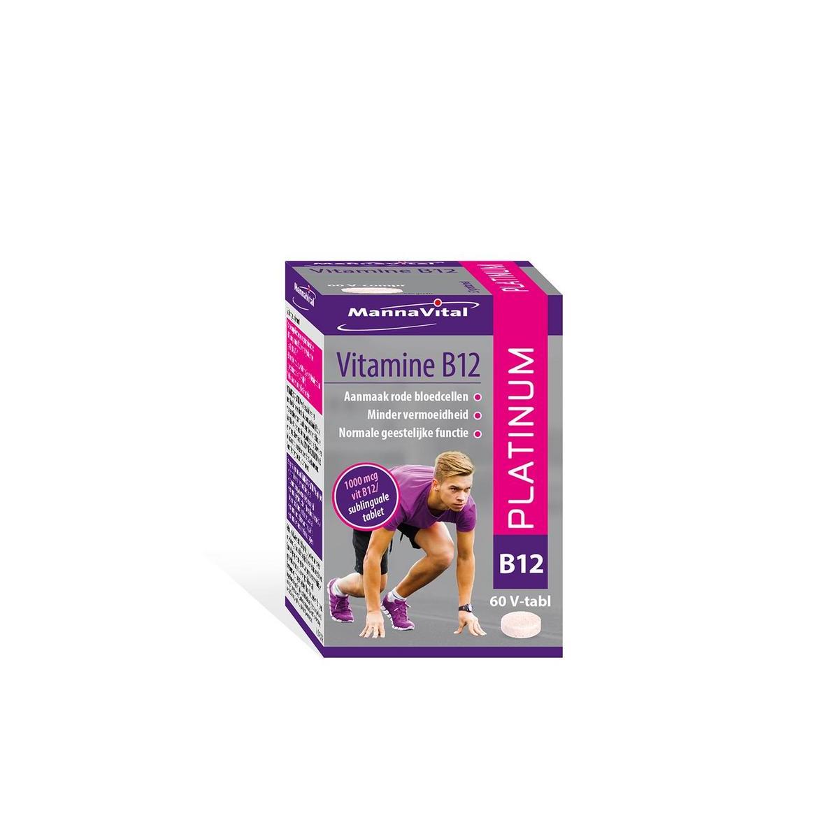 Mannavital Vitamine B12 platinum 60tab