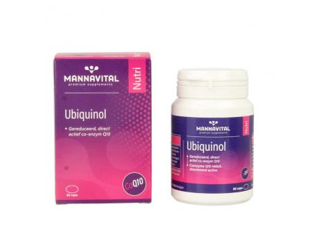 Mannavital Ubiquinol co-enzyme Q10 60cap